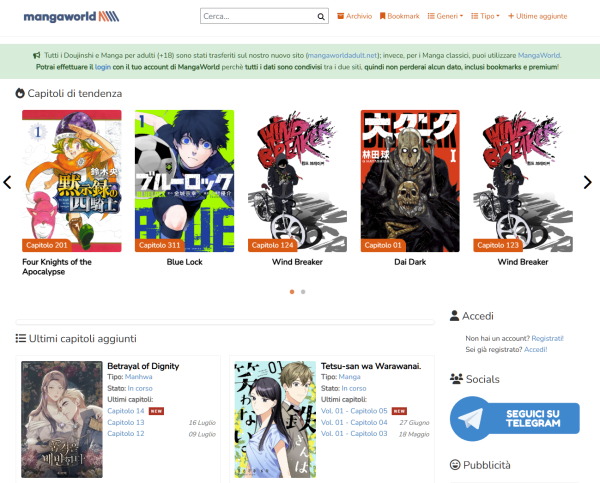 MangaEden Sito Ufficiale
