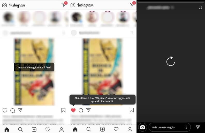 Cosa succede a Instagram quando è offline?