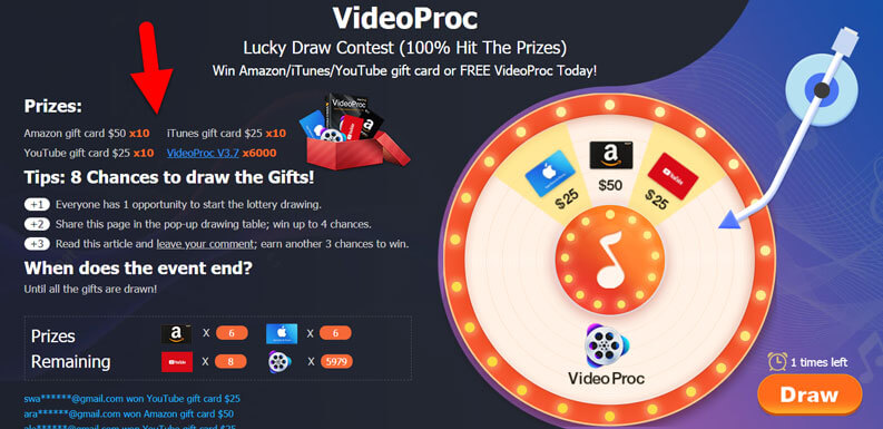 videoproc giveaway