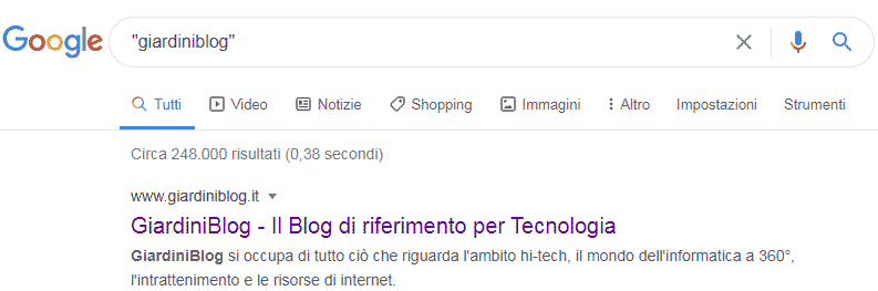 ricerca avanzata google operatore logico