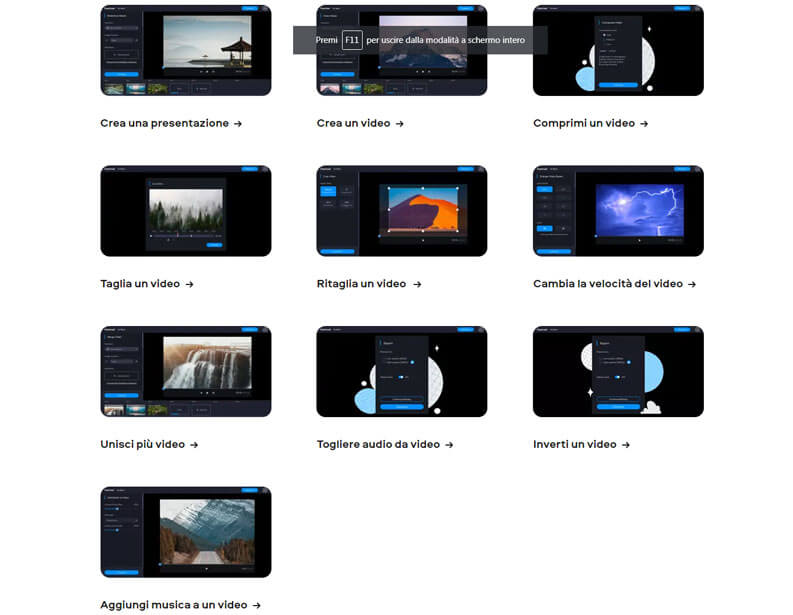 strumenti video editing online fastreel