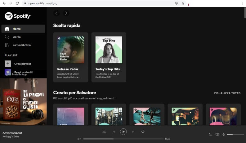 Spotify Web free: ascoltare musica gratis e senza pubblicità