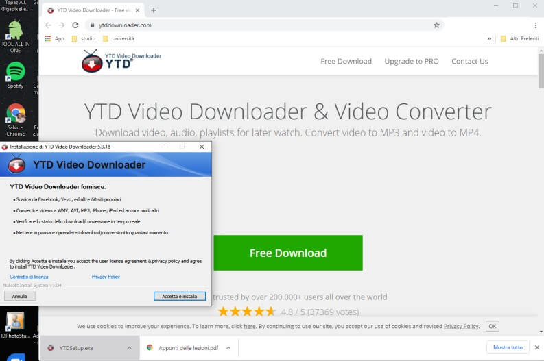 Scaricare e installare YTD Video Downloader