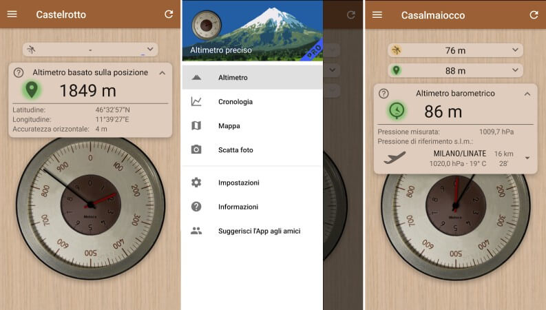 Le migliori app per misurare l'altitudine su Android e iOS: altimetro preciso