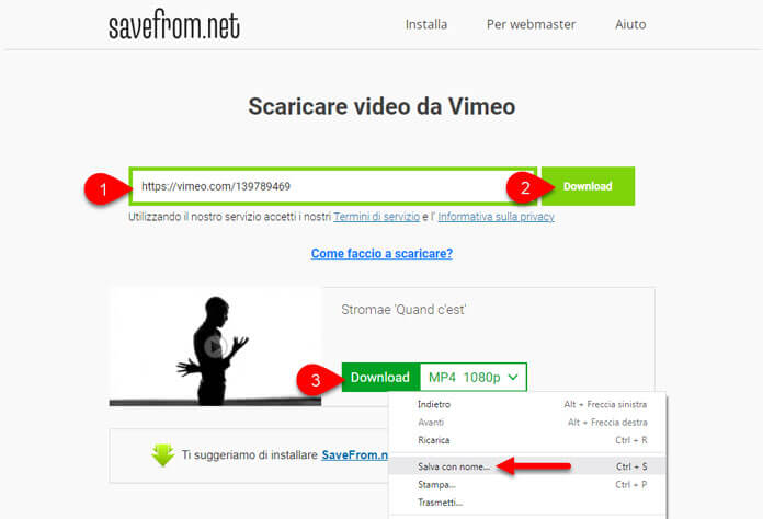 Scaricare Video Da Vimeo