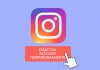 disattivare temporaneamente account Instagram