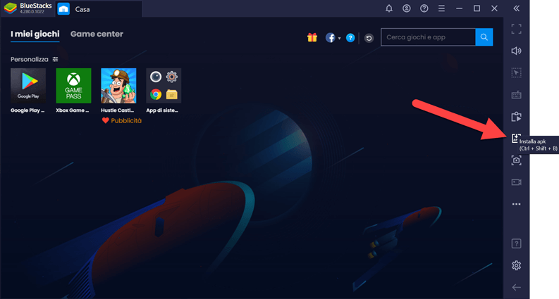 Installazione APK Su Bluestacks