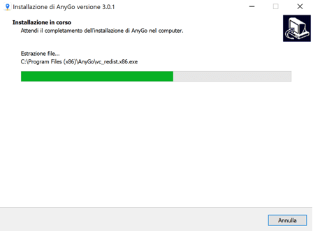 Installazione Anygo