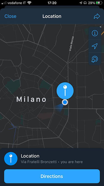 Milano Iphone Posizione Fake