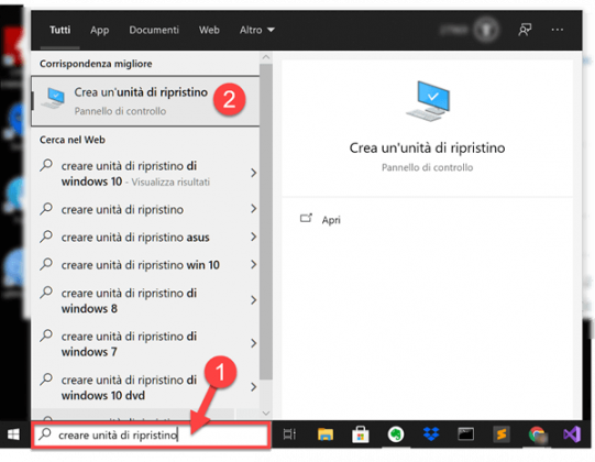 Scaricare Disco Di Ripristino Windows 10