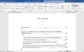 Come fare un sommario su Word