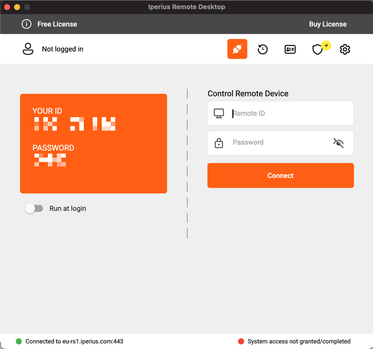 Iperius Remote Macos