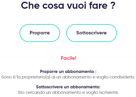 Proporre Sottoscrivere Abbonamento