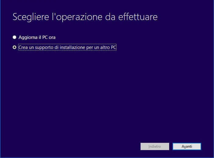 Installazione Di Windows 11