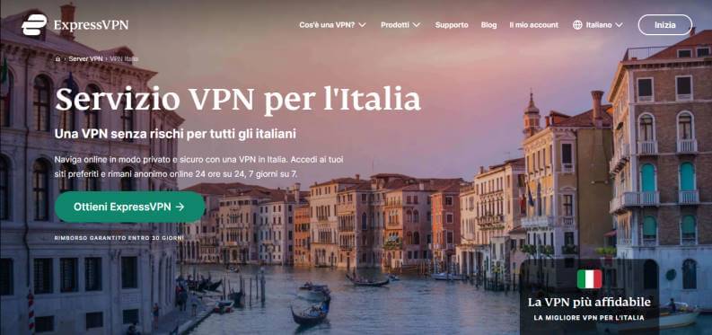 Express VPN Canali Italiani