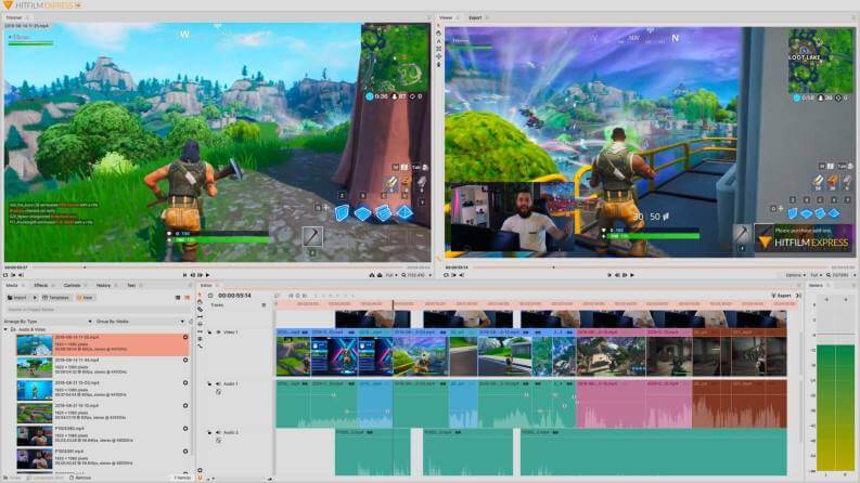 Video Editing Gratis Hitfilm Express