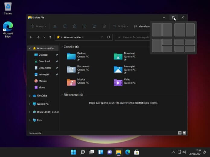 Multi Finestra Windows 11