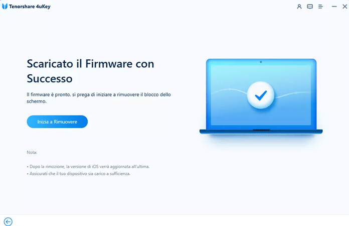 Firmware Iphone Scaricato Con Successo Tenorshare 4ukey