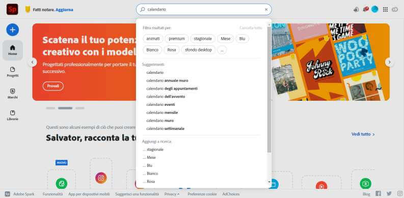 Crea Calendario Spark 2