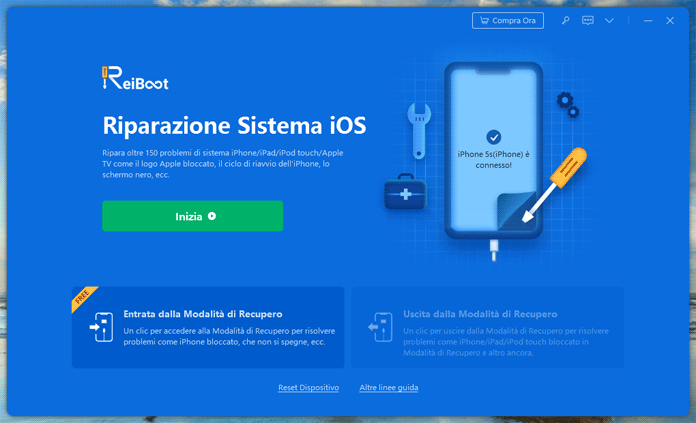 Entra Modalita Recupero Iphone Reiboot