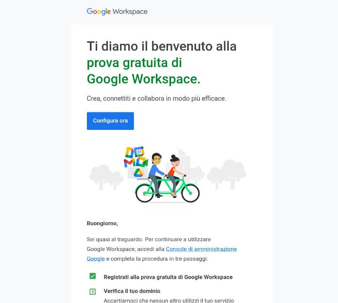 Configurazione Gmail Professionale