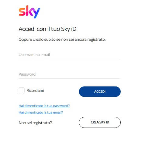 Login Sky Id