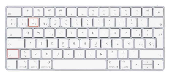 Come fare la chiocciola su Mac con tastiera spagnola