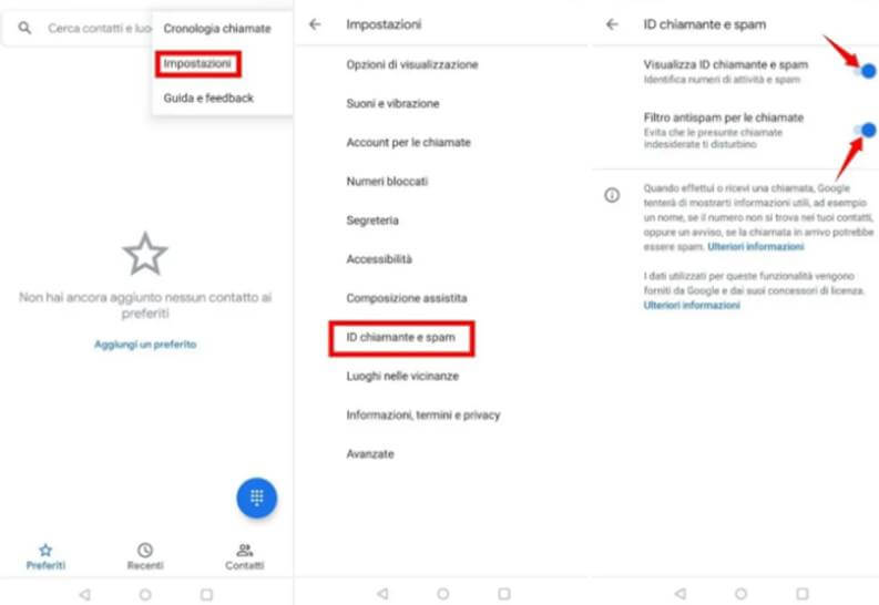 Blocco Chiamate con Google Dialer