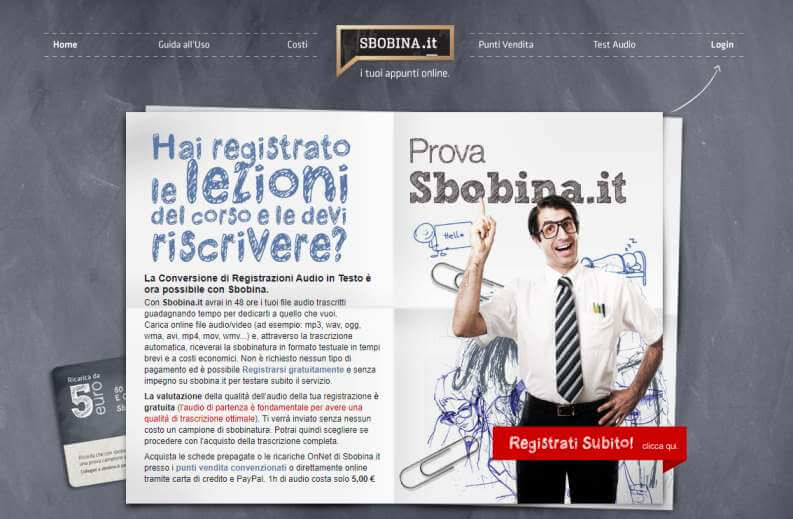 Sbobinare Con Servizio A Pagamento