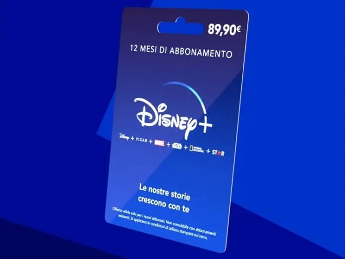 Disney Plus Card