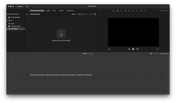 Imovie Importa Video