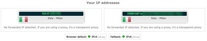 Ipleak Esempio Di Ipv4 E Ipv6