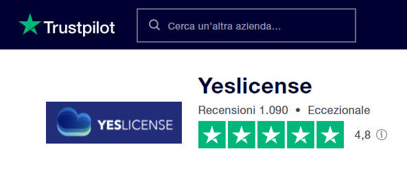 Yeslicense Trustpilot