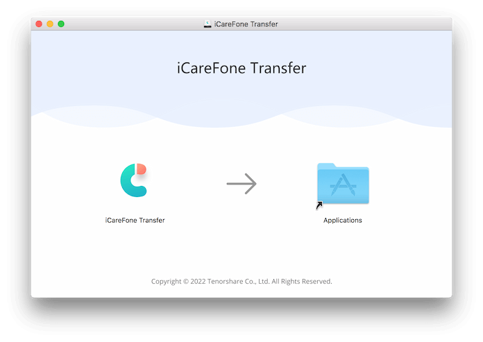 Icarefone Transfer Cartella Applications Mac