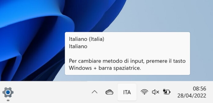 Lingua Tastiera In Uso Windows 11