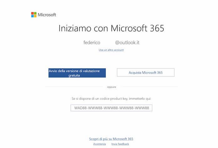Microsoft Office 365 Prova Gratuita
