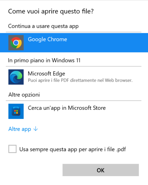 Cambiare Programma Predefinito Windows 11 File Pdf