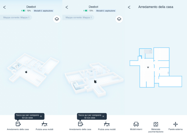 Ecovacs Deebot X1 Turbo Mappa 3d