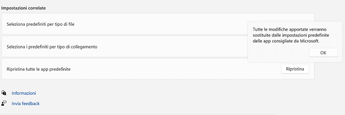 Ripristinare App Predefinite Windows 11
