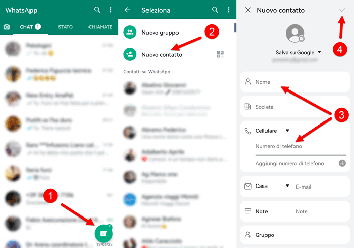 Come Aggiungere Un Contatto Su WhatsApp