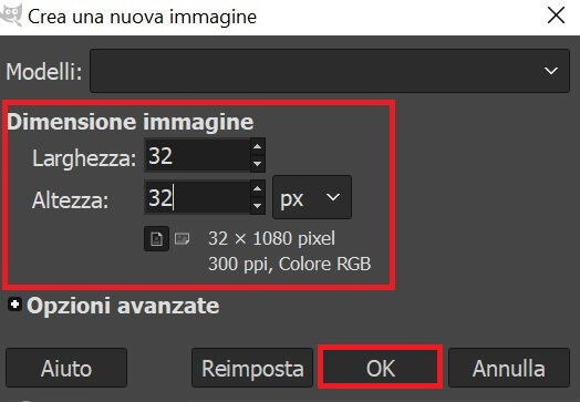 Gimp Dimensioni Immagine