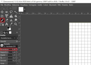 Gimp Matita 1px