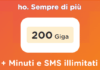 ho. Sempre di più, la nuova offerta con 200 GB al mese per navigare ovunque