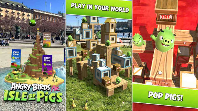 Angry Birds AR tra i migliori giochi in realtà aumentata