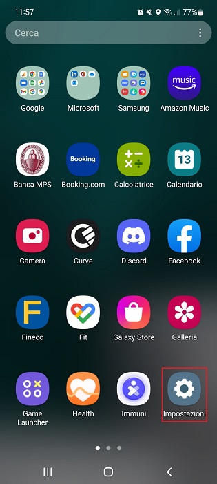 Android Impostazioni
