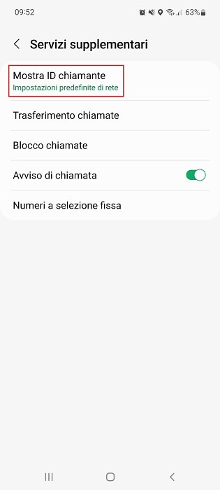 App Telefono Mostra Id Chiamante