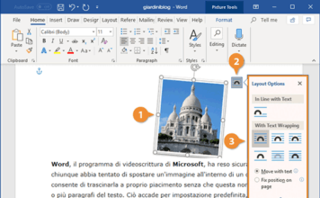 Come spostare un'immagine su Word