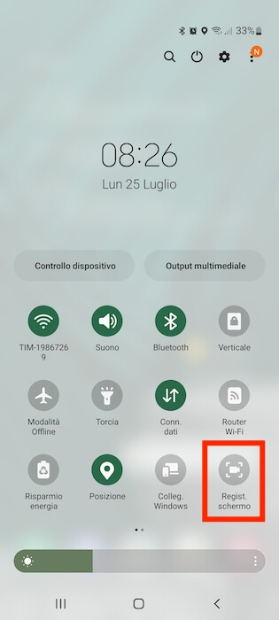 Registrazione Schermo Android