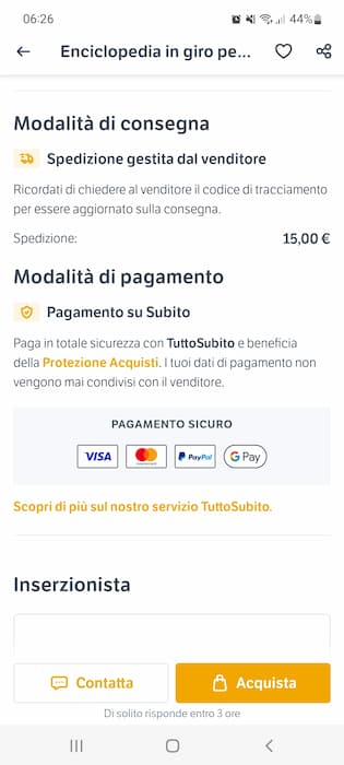 Tuttosubito Modalita Consegna