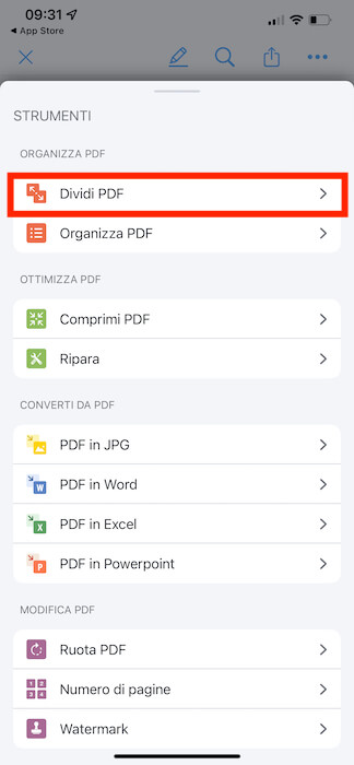 Ilovepdf Dividi